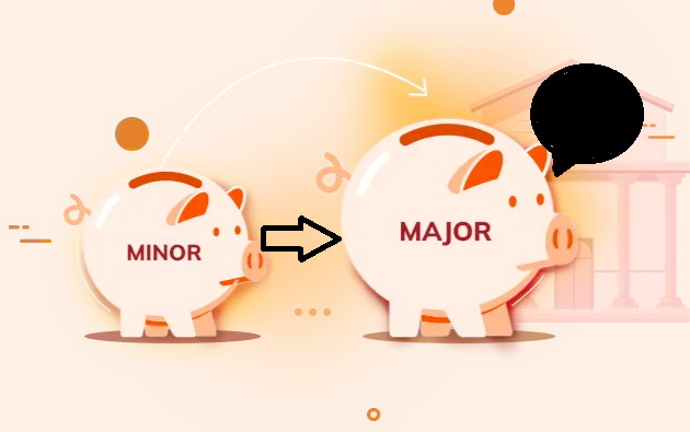 minor to major